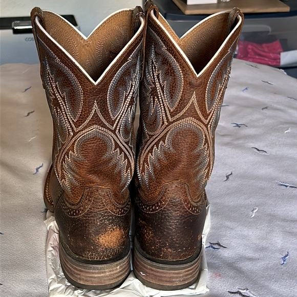 Ariat ATS Advance torque stability western QuickDraw square toe size 9D boots - Picture 5 of 16